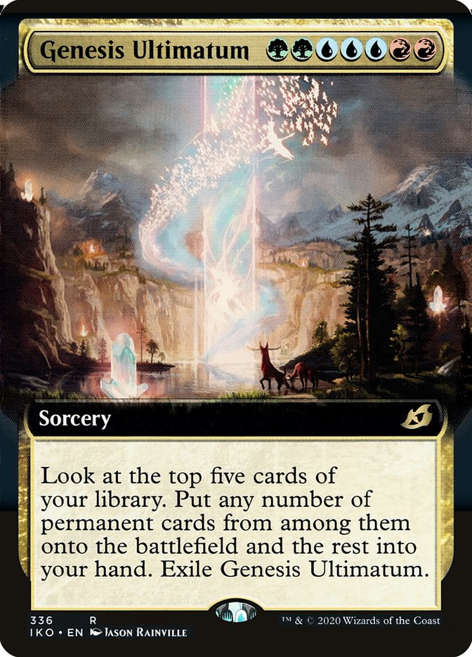 Genesis Ultimatum (Extended Art) [Ikoria: Lair of Behemoths] Foil