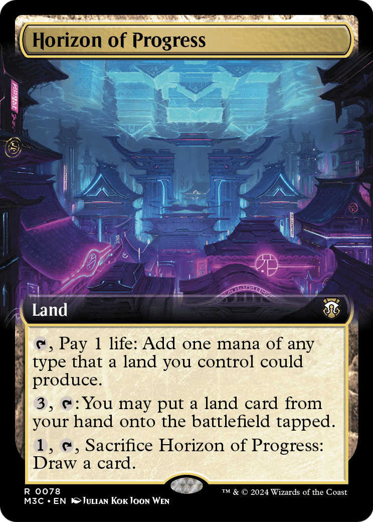 Horizon of Progress (Extended Art) [Modern Horizons 3 Commander] Foil