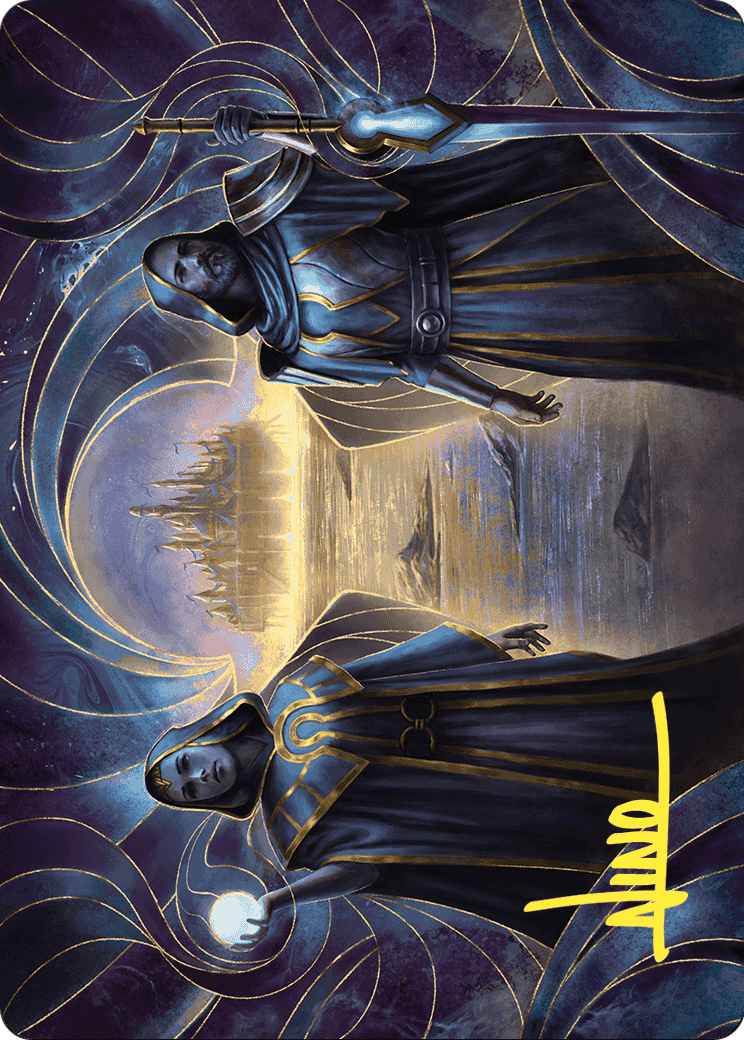 Court of Vantress // Court of Vantress  [Wilds of Eldraine Art Series] (Borderless) Foil