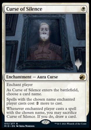 Curse of Silence (Promo Pack) [Innistrad: Midnight Hunt Promos] Foil