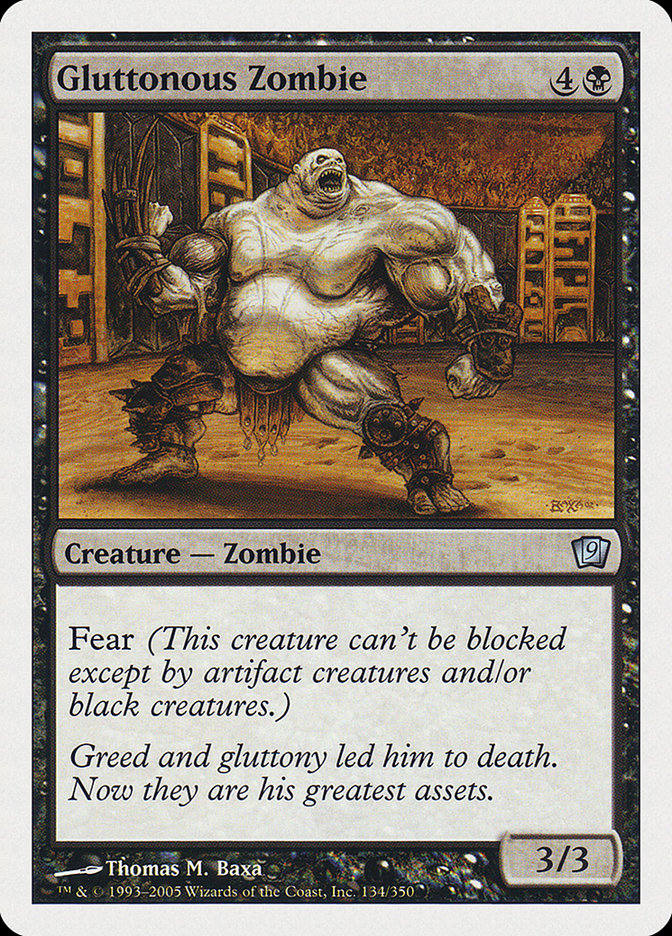 Gluttonous Zombie [Ninth Edition] Foil