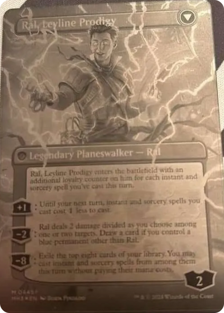 Ral, Monsoon Mage // Ral, Leyline Prodigy  [URL/Convention Promos] (Borderless) Foil