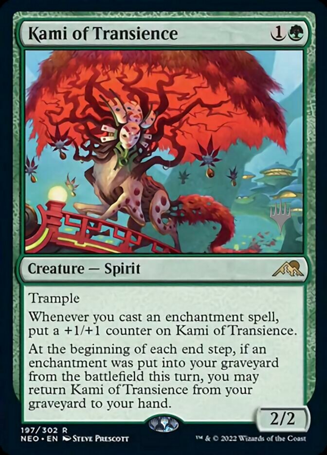 Kami of Transience (Promo Pack) [Kamigawa: Neon Dynasty Promos] Foil