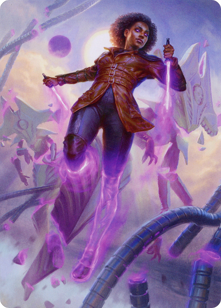 Kaya, Intangible Slayer // Kaya, Intangible Slayer  [Phyrexia: All Will Be One Art Series] (Borderless)