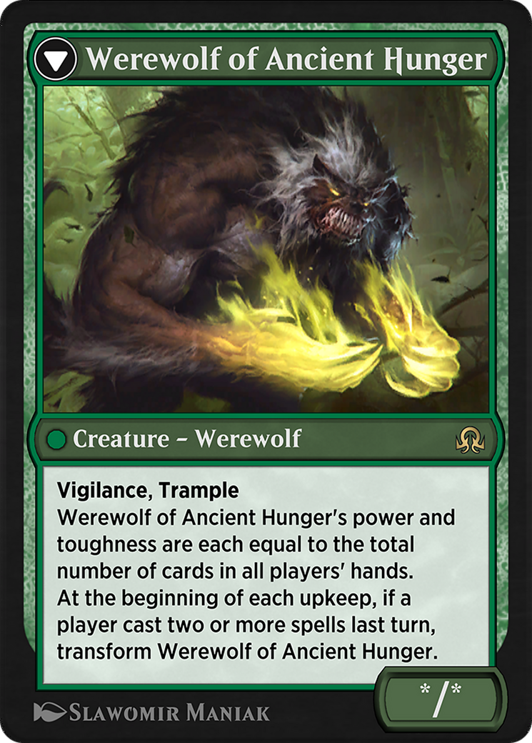 Sage of Ancient Lore // Werewolf of Ancient Hunger  [Shadows over Innistrad Remastered]