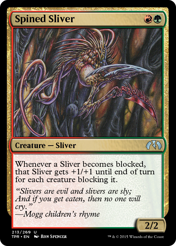 Spined Sliver  [Tempest Remastered] Foil