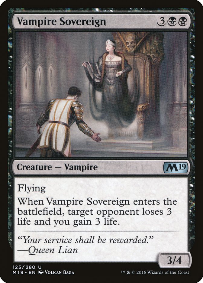 Vampire Sovereign [Core Set 2019] Foil