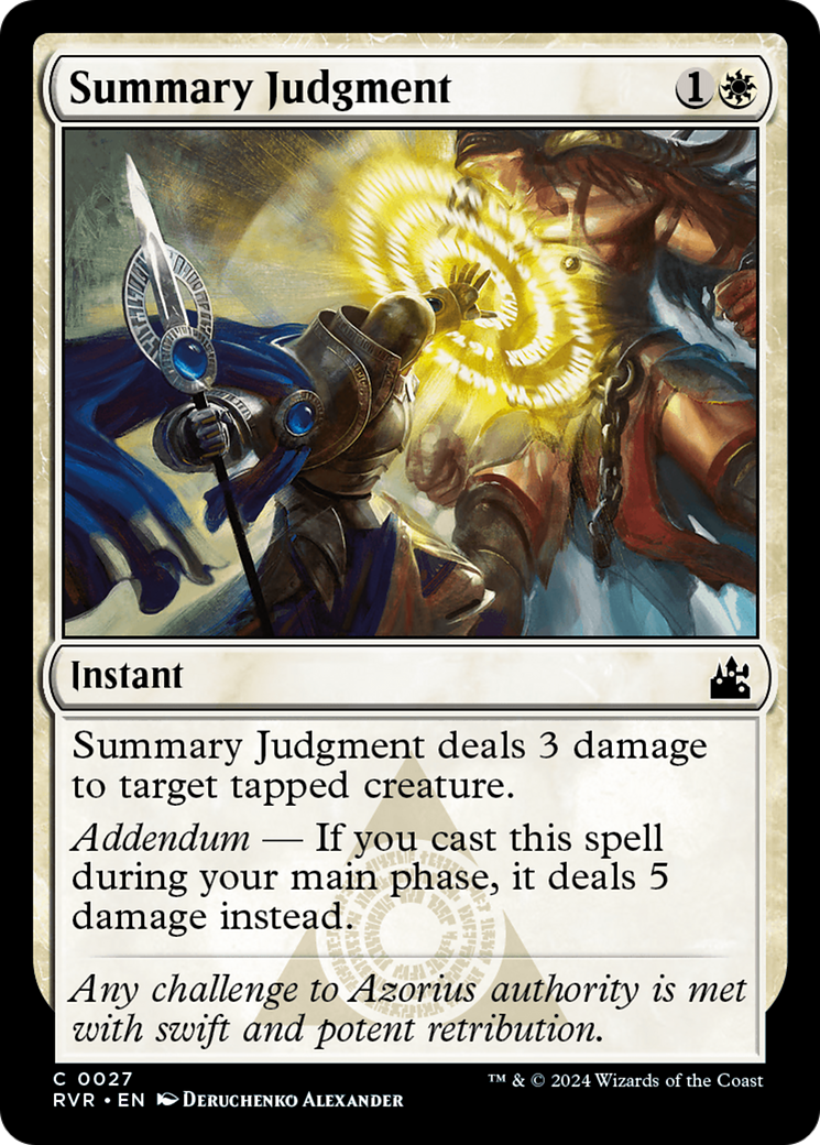 Summary Judgment [Ravnica Remastered] Foil