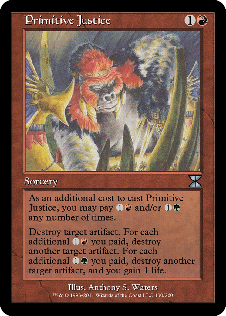 Primitive Justice  [Masters Edition IV] Foil