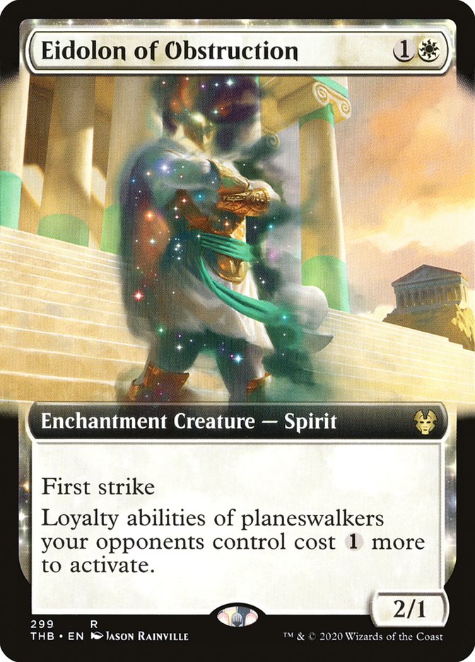 Eidolon of Obstruction (Extended Art) [Theros Beyond Death] Foil