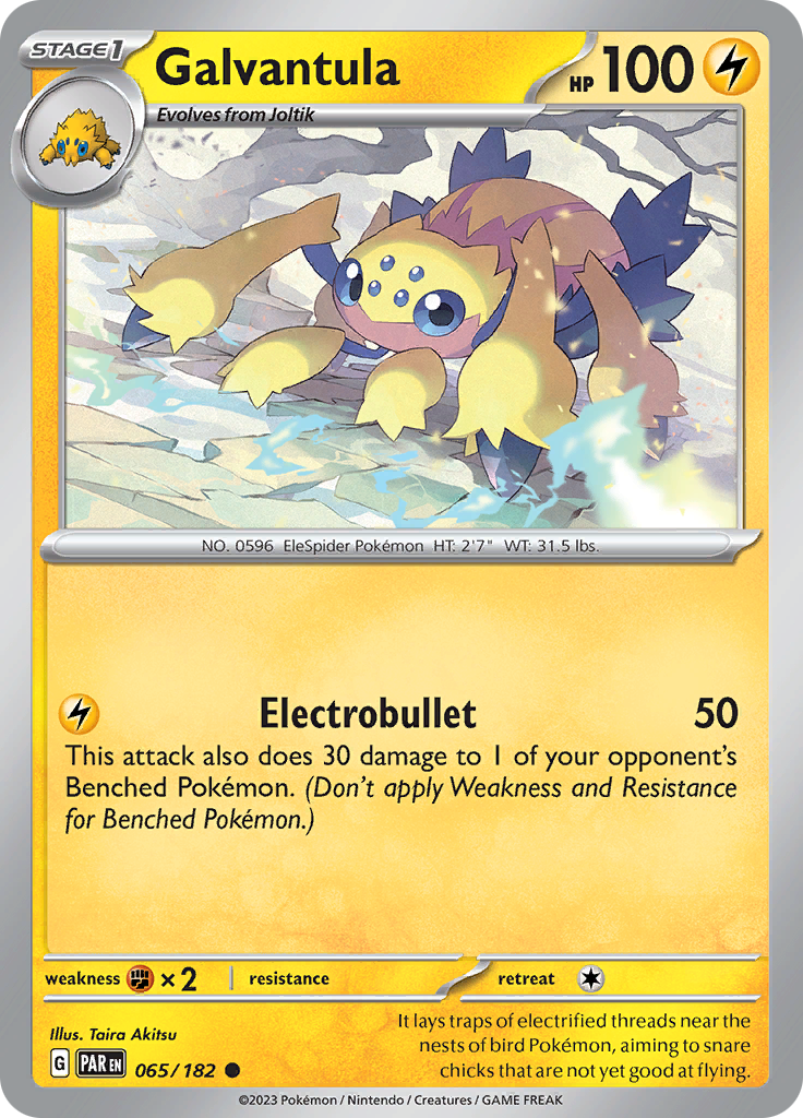 Galvantula (065/182) [Scarlet & Violet: Paradox Rift] Reverse Holofoil