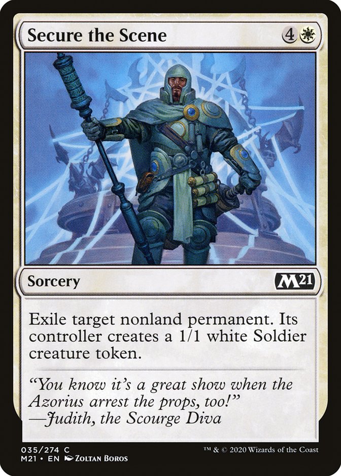 Secure the Scene [Core Set 2021] Foil