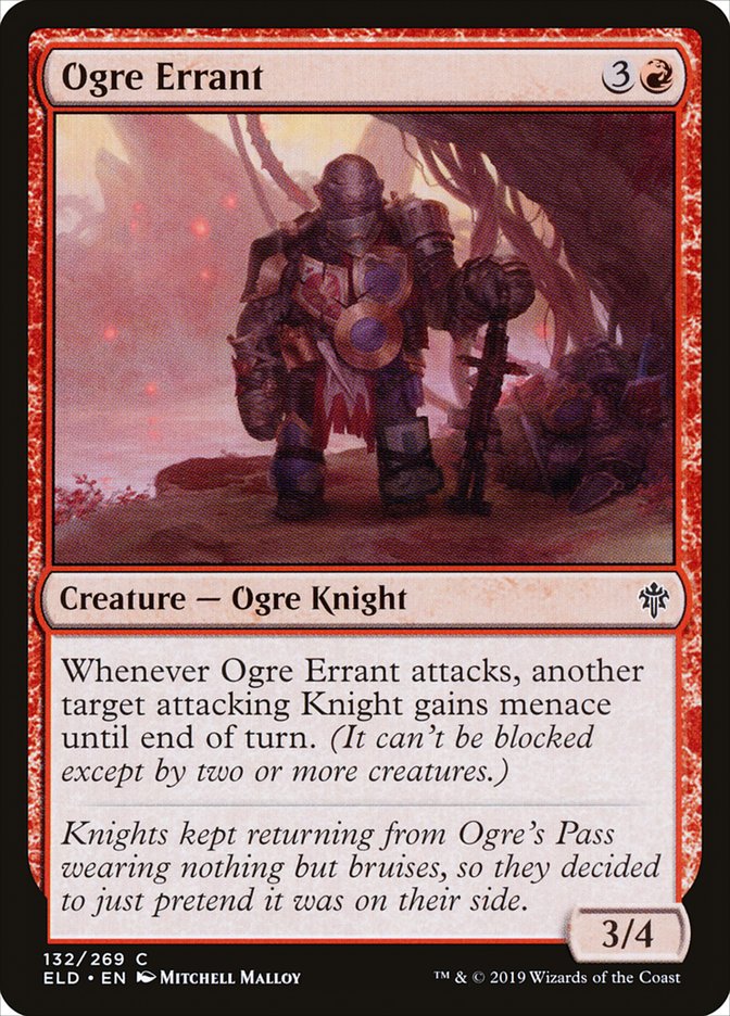 Ogre Errant [Throne of Eldraine] Foil