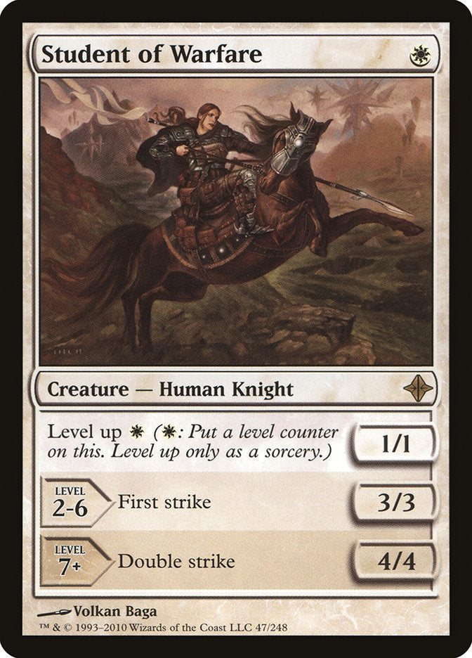Student of Warfare [Rise of the Eldrazi] Foil