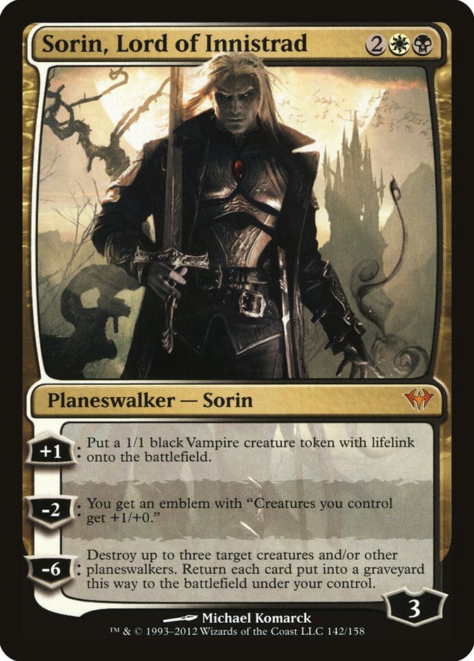Sorin, Lord of Innistrad [Dark Ascension] Foil
