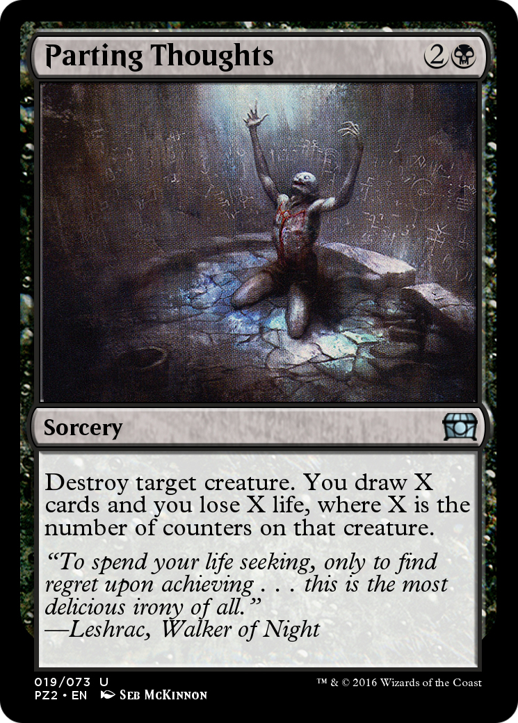 Parting Thoughts  [Treasure Chest]