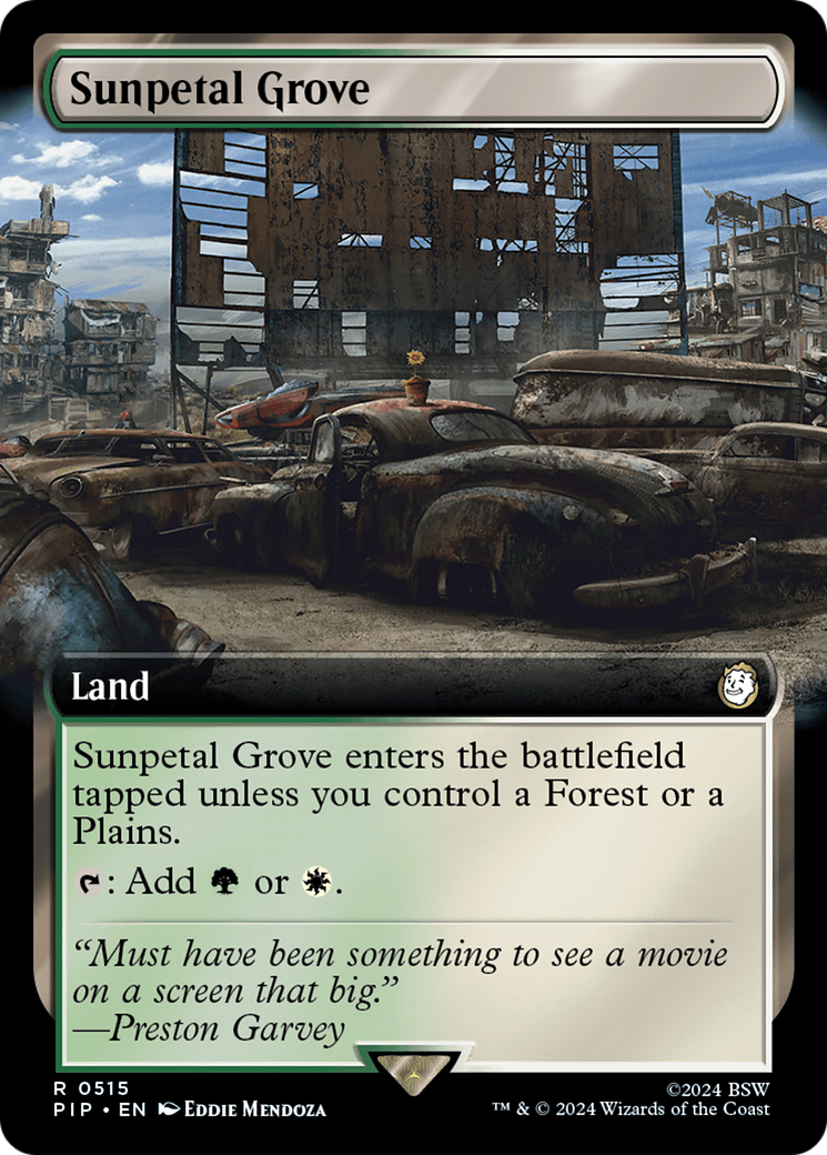 Sunpetal Grove (Extended Art) [Fallout] Foil