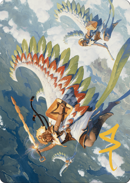 Resplendent Angel // Resplendent Angel  [The Lost Caverns of Ixalan Art Series] (Borderless) Foil