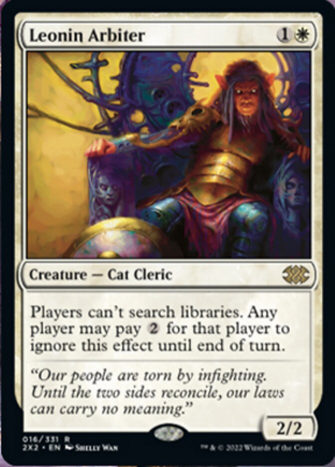 Leonin Arbiter [Double Masters 2022] Foil
