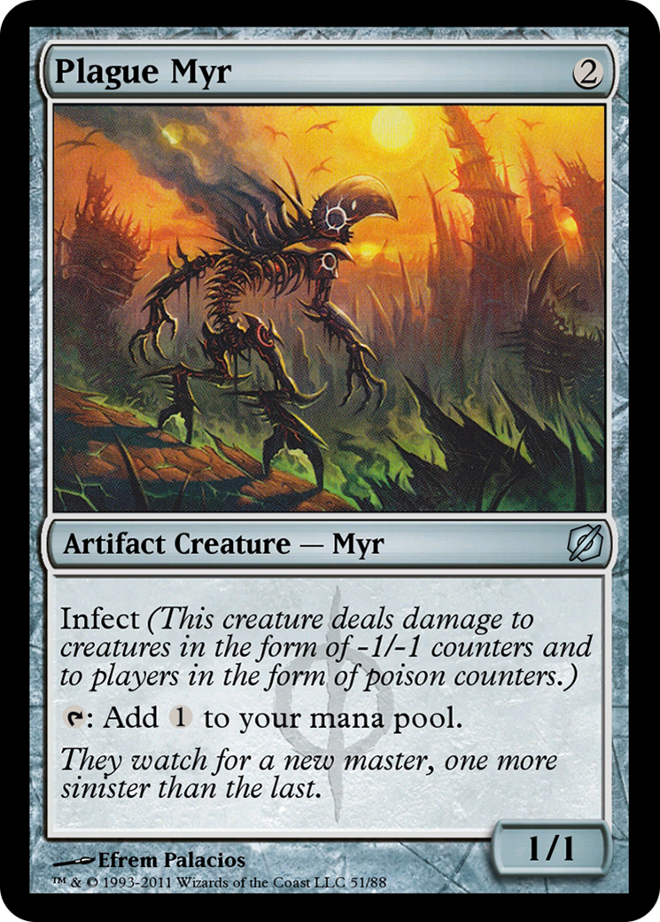 Plague Myr  [Duel Decks: Mirrodin Pure vs. New Phyrexia]