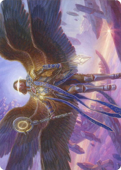 Angel of Destiny // Angel of Destiny  [Zendikar Rising Art Series] (Borderless) Foil