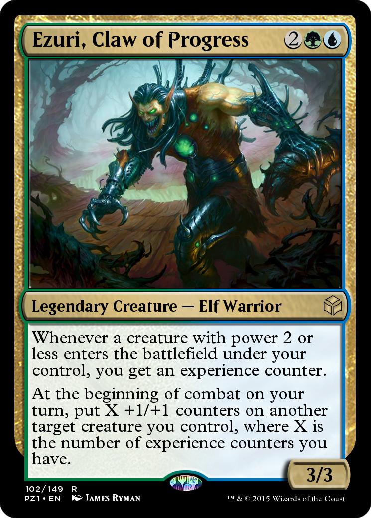 Ezuri, Claw of Progress  [Legendary Cube Prize Pack] Foil