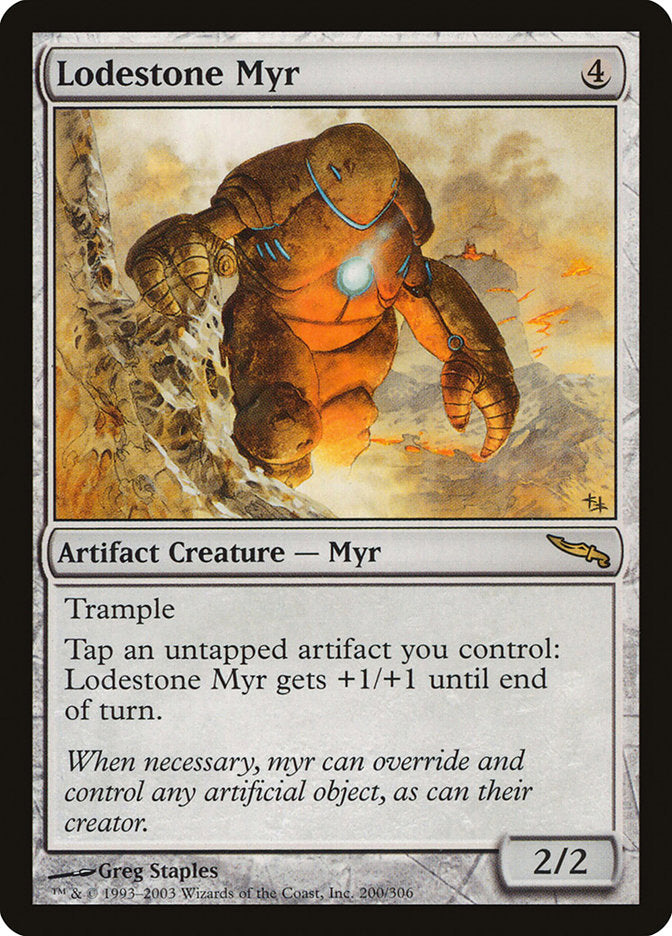 Lodestone Myr [Mirrodin] Foil