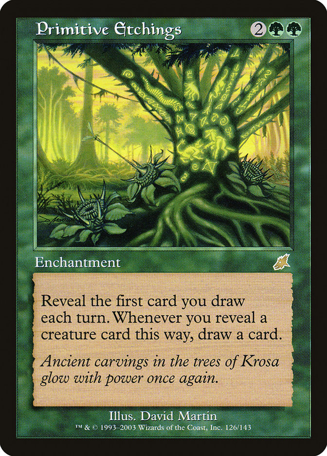 Primitive Etchings [Scourge] Foil