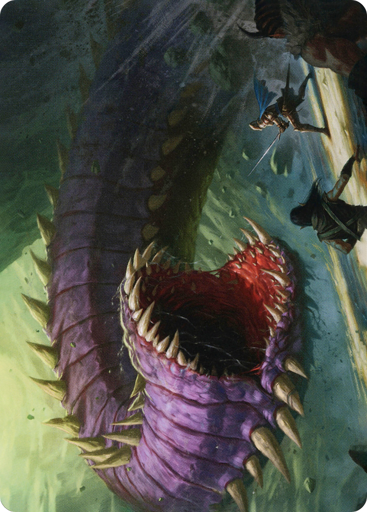 Purple Worm // Purple Worm  [Adventures in the Forgotten Realms Art Series] (Borderless)