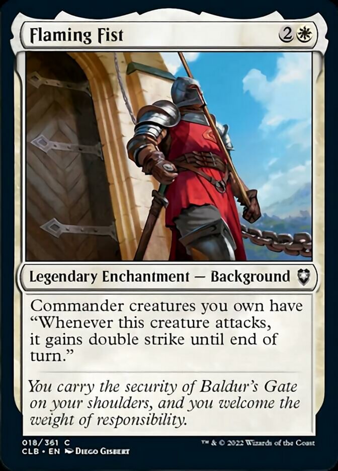 Flaming Fist [Commander Legends: Battle for Baldur's Gate] Foil