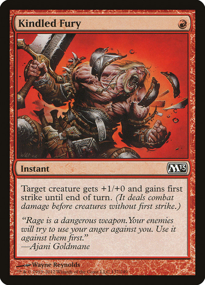 Kindled Fury [Magic 2013] Foil