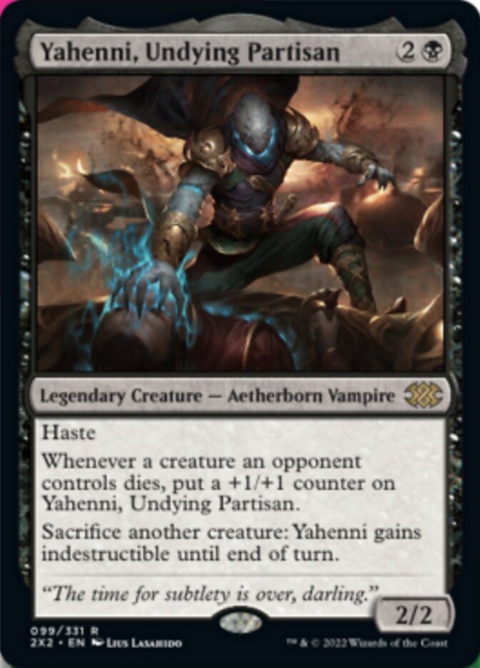 Yahenni, Undying Partisan [Double Masters 2022] Foil