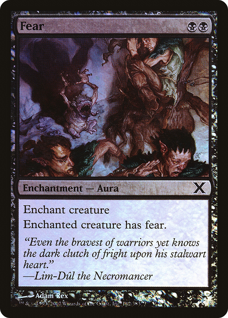Fear  [Tenth Edition] Foil