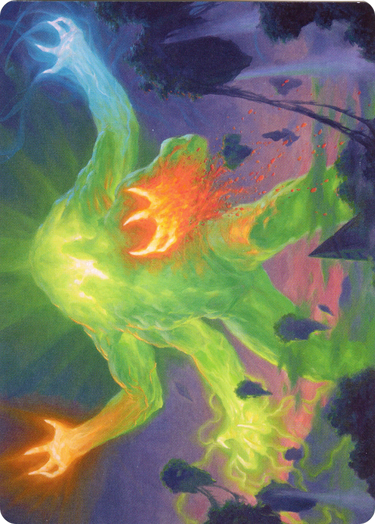 Omnath, Locus of Creation // Omnath, Locus of Creation  [Zendikar Rising Art Series] (Borderless)