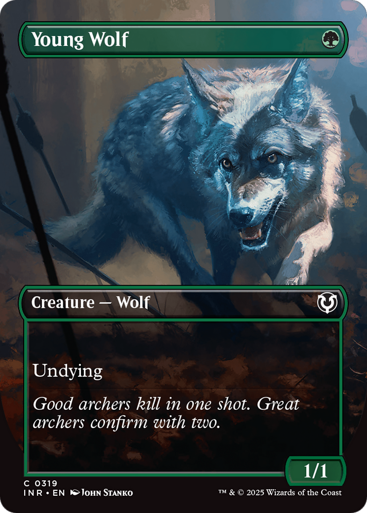 Young Wolf (Borderless) [Innistrad Remastered] Foil