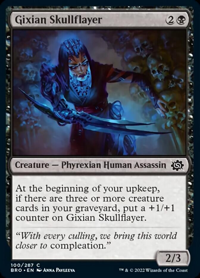 Gixian Skullflayer [The Brothers' War] Foil
