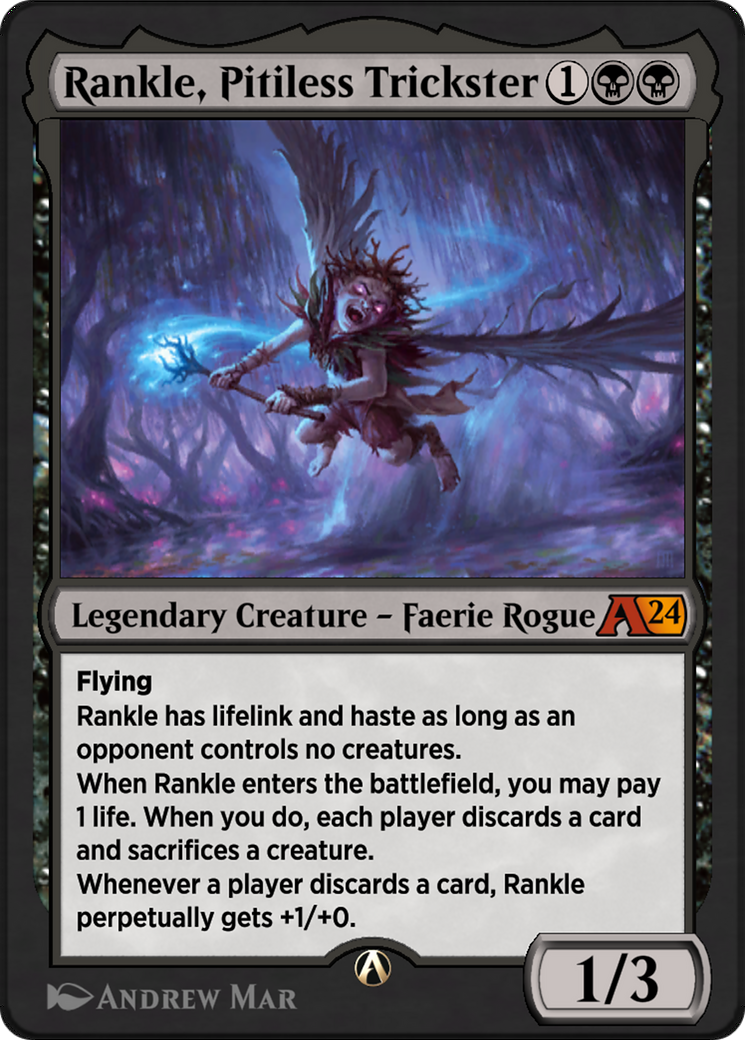Rankle, Pitiless Trickster  [Alchemy: Outlaws of Thunder Junction]