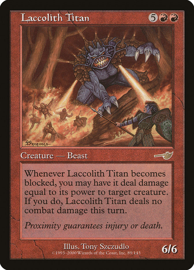 Laccolith Titan [Nemesis] Foil