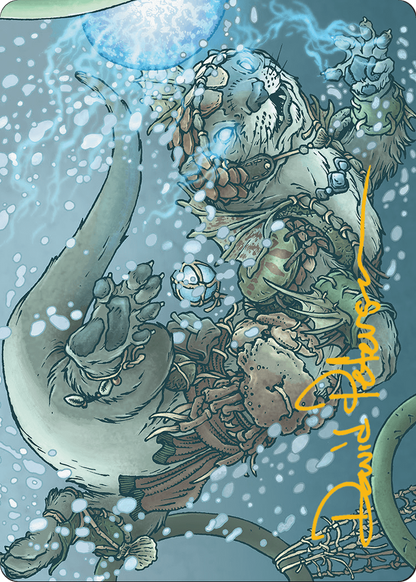 Kitsa, Otterball Elite // Kitsa, Otterball Elite  [Bloomburrow Art Series] (Borderless) Foil