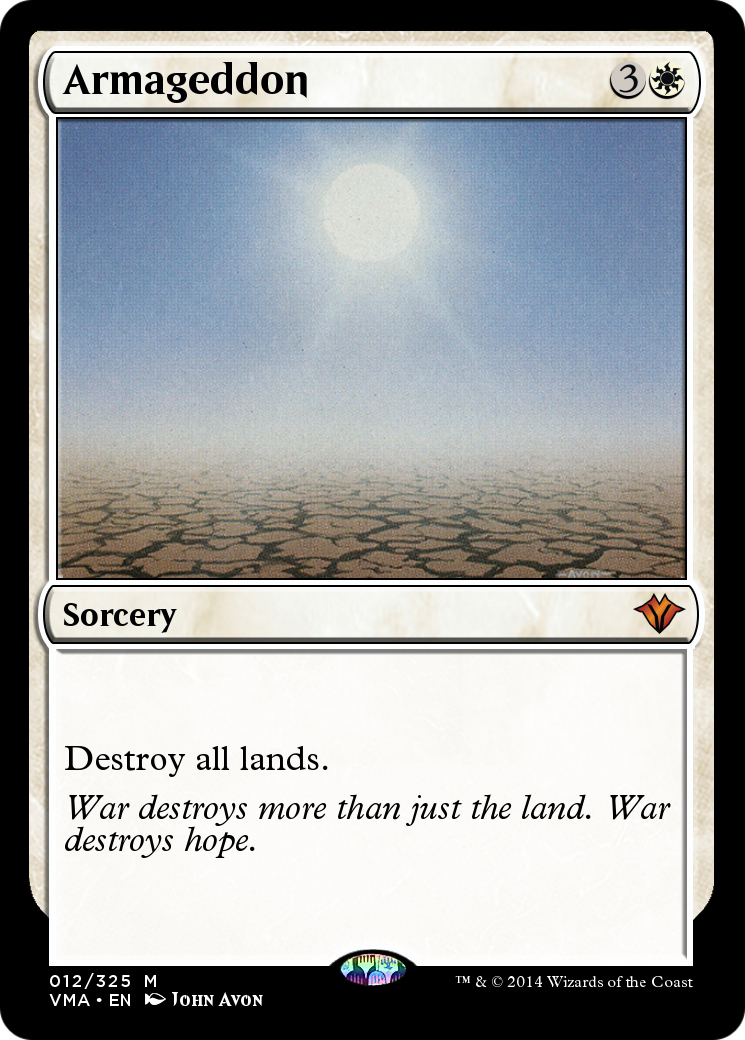 Armageddon  [Vintage Masters] Foil