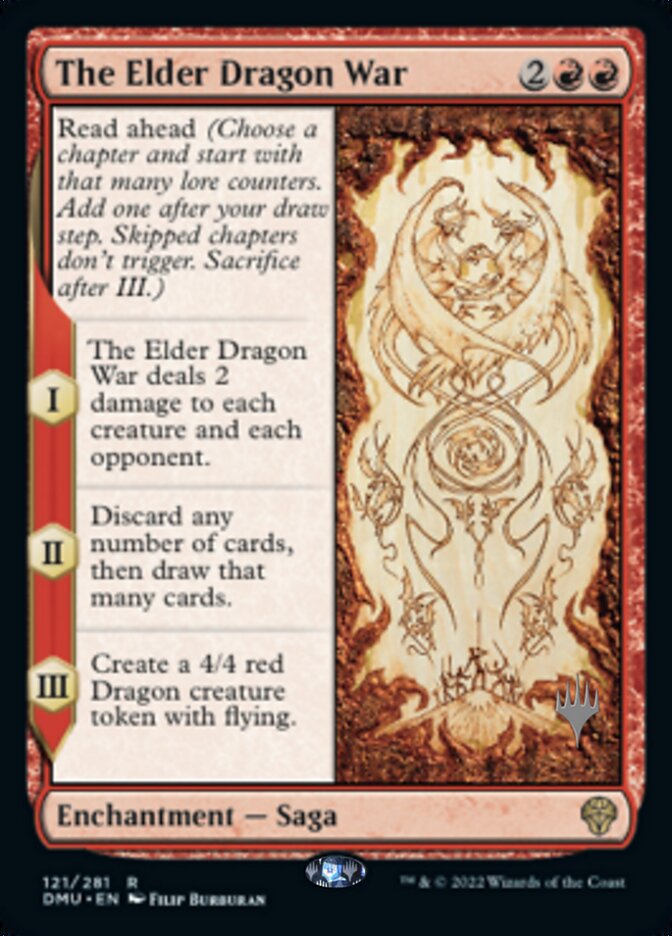 The Elder Dragon War (Promo Pack) [Dominaria United Promos] Foil