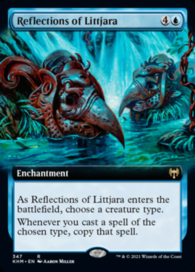 Reflections of Littjara (Extended Art) [Kaldheim] Foil