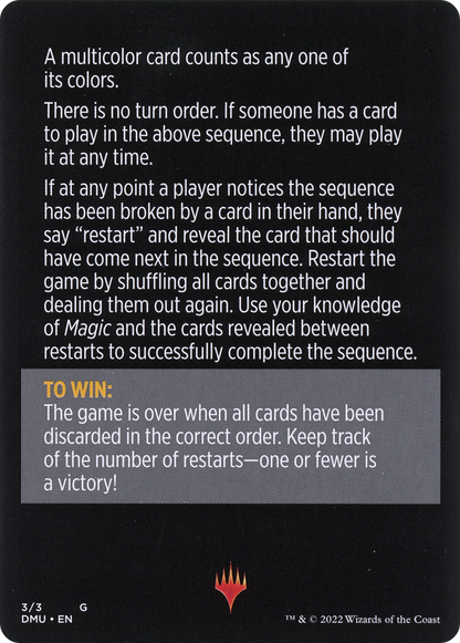 Telepathic Transmission // Telepathic Transmission (cont'd)  [Dominaria United Minigames]