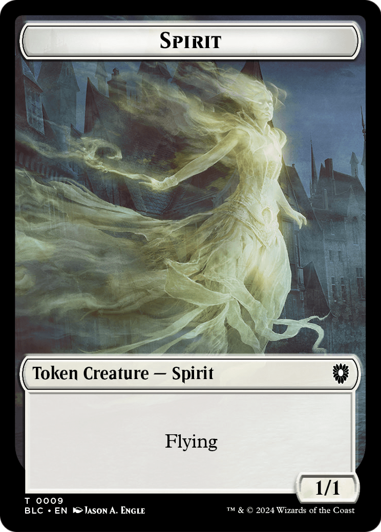 Spirit  [Bloomburrow Commander Tokens]