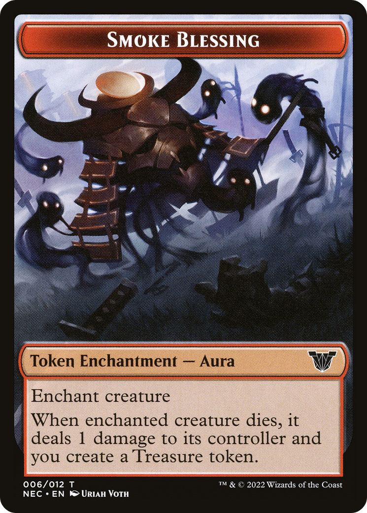 Smoke Blessing  [Neon Dynasty Commander Tokens] Foil