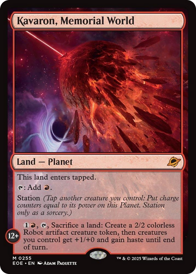 Kavaron, Memorial World [Edge of Eternities] Foil