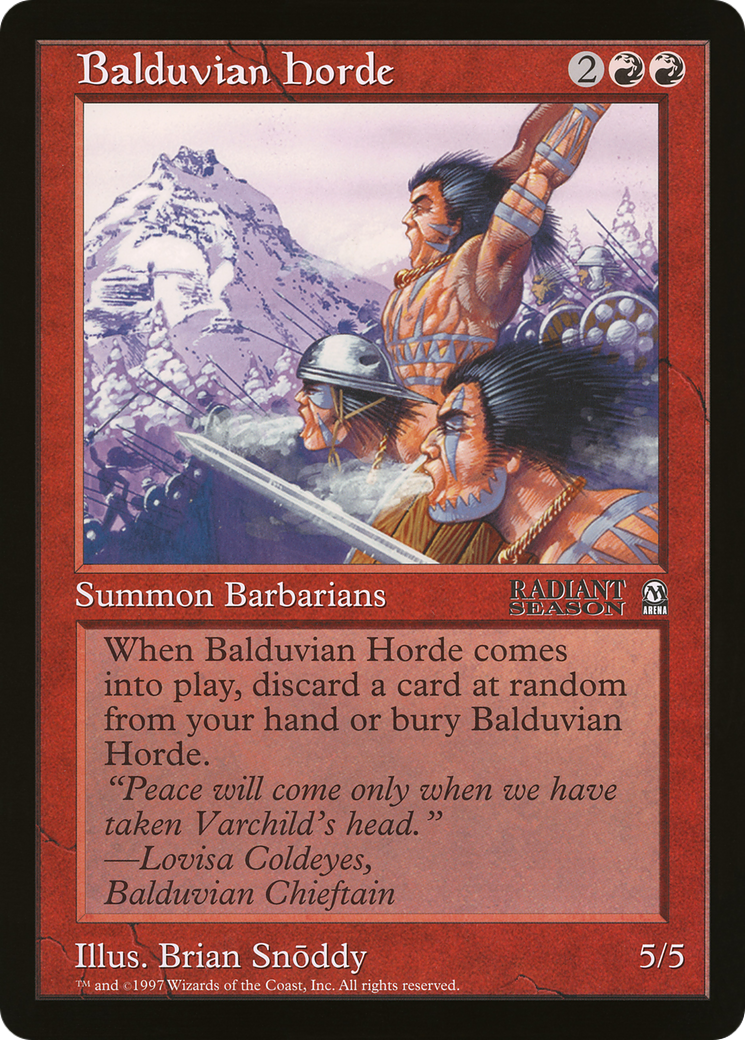 Balduvian Horde  [Oversized League Prizes]
