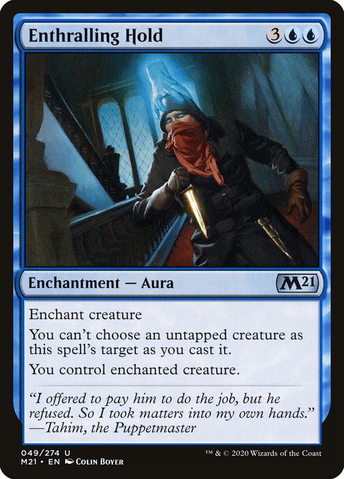 Enthralling Hold [Core Set 2021] Foil