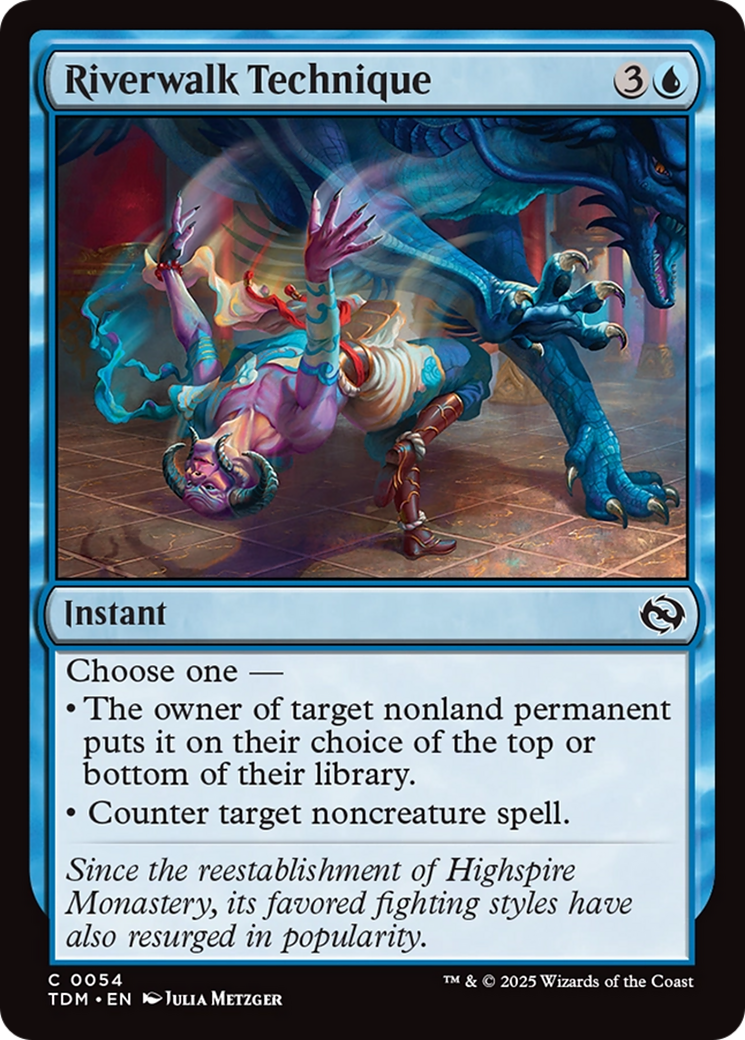 Riverwalk Technique [Tarkir: Dragonstorm] Foil