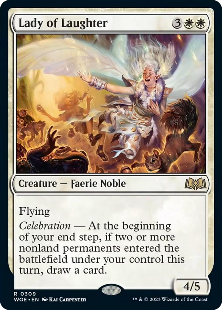 Lady of Laughter [Wilds of Eldraine] Foil